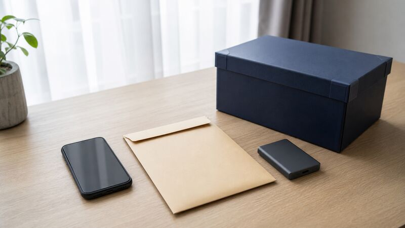 デジタル記録と物品を安全に保存する
